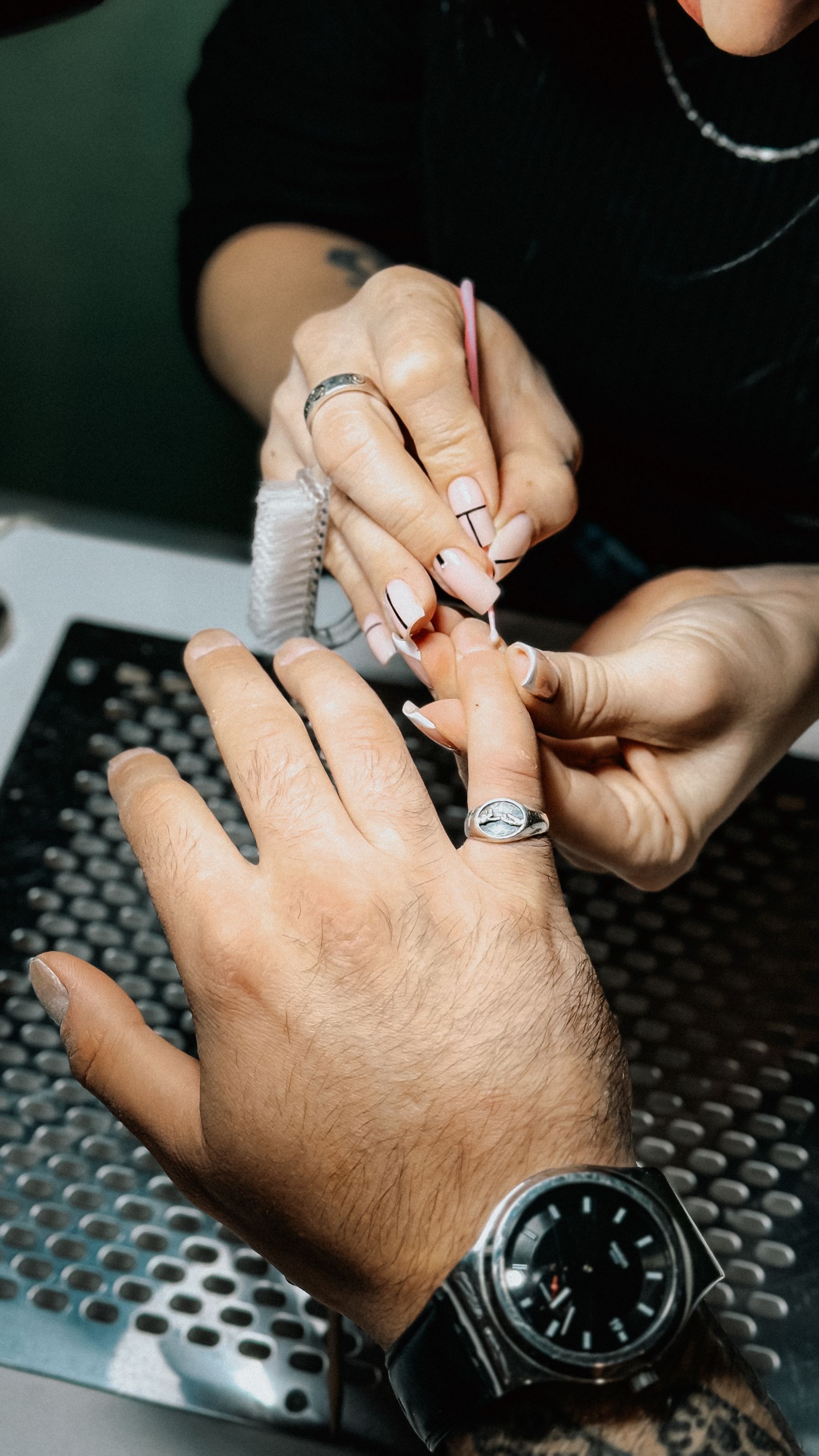 Nail art uygulaması